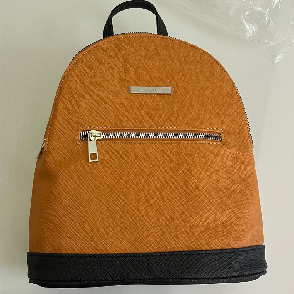 Amy Miller Orange and Black Women's Backpack